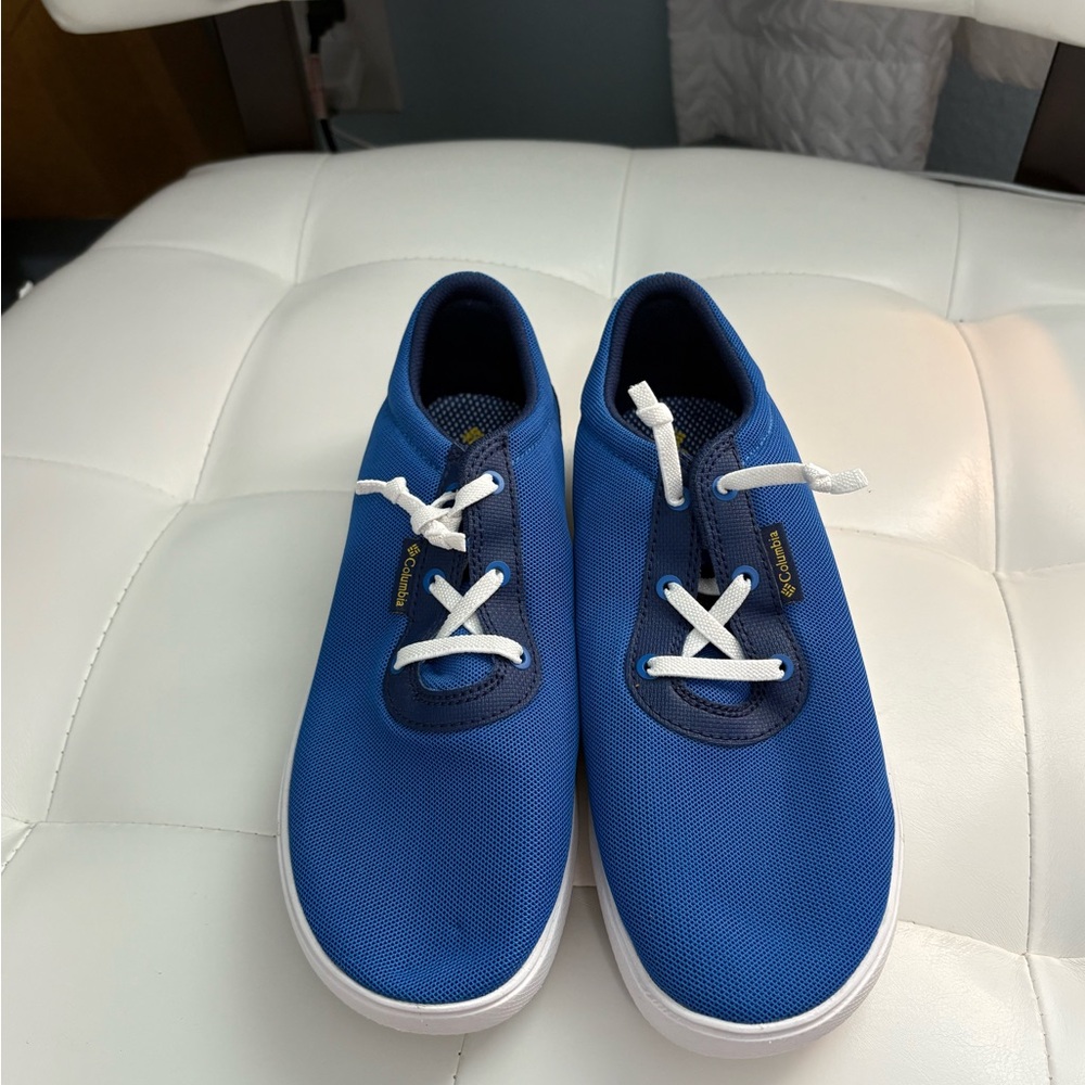 Columbia Blue and White Women’s Sneakers - Picture 1 of 4
